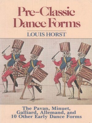 cover image of Pre-Classic Dance Forms